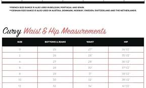 Surprising Youth Jean Size Chart Urban Pipeline Size Chart