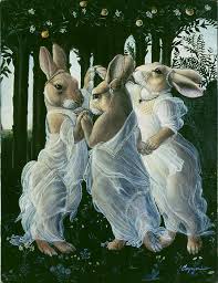 Dancing Graces By Melinda Copper In 2021 Bunny Art Rabbit Art Art