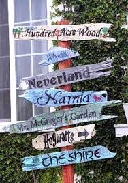 Directional Sign Posts For The Garden Bohemian Garden Garden Signs Garden Art