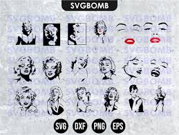 Download marilyn monroe cliparts and use any clip art,coloring,png graphics in your website, document or presentation. Marilyn Monroe Svg Bundle Marilyn Monroe Svg Digital Prints Art Collectibles 40kilovinyli Pl