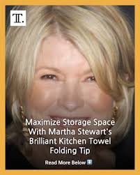 You probably have more kitchen towels than you know what to do with, and  they might be making a mess in your cupboard. Luckily, Martha Stewart has a  solution.