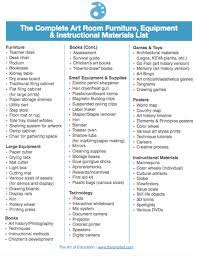 A Complete List Of Supplies For Your New Art Room The Art Of Education University High School Art Room Art Classroom Art Classroom Management