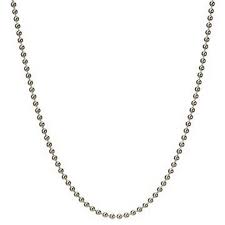 Solid Round Link Ball Beaded Chain Necklace Bracelet Italian 925 Sterling Silver 7 36 Inches 15 Inches C611f9o0apx Beaded Chain Chains Necklace Rose Gold Chain Necklace