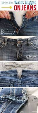 Shhhh We Won T Tell Anyone And No One Will Be Able To Tell A Quick Fix To Make Tighter Jeans A Little More Comfortable Diy Clothes Clothing Hacks Diy Fashion