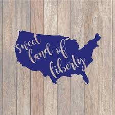 Free Free 133 Sweet Land Of Liberty Svg SVG PNG EPS DXF File