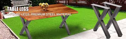 Metal dining table legs ukg workforce. Amazon Com Vevor Set Of 2 Steel Table Legs 28 Height 24 Wide Dining Table Legs Heavy Duty 3 1 Square Box Section X Frame Table Legs 28x24x3 1 Inch Original Color Industrial Country Style Metal Dining Legs