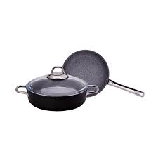 2 litre 22 cm tencere: Karaca Black Steel Bio Granit 3 Parca Tencere Seti Karaca