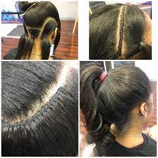 Stitch Game No Lumps No Humps Get The Most Natural Looking Results With A Signature Sew In H Weave Hairstyles Track Hairstyles White Girl Weave