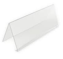 11" x 4-1/4" Fold-flat Name Tent Holder, Pack of 10