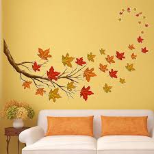 #1 vinyl color is shown in black, #2 vinyl color is shown in hot pink. Vogue Winter Autumn Tree Birds Lounge Bedroom Vinyl Wall Art Stickers Wall Decal Home Garden Decor Decals Stickers Vinyl Art