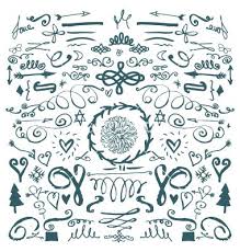 Hand Drawn Decorative Doodles Vector Art Download Bracket Vectors 2816649 How To Draw Hands Doodle Designs Doodles