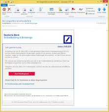 Franco finally pronounces deutsche bank properly and offers you this full online banking login guide. Deutsche Bank Phishing Ihr Eingreifen Ist Erforderlich Von Kundendienst Info Service Com Vorsicht E Mail