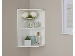Paris 2 corner 2 seater. Colonial Bathroom Corner Wall Shelf Unit With White Finish