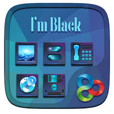 Logotipo go sms pro theme . I Am Black Go Launcher Theme Apk Download Free App For Android Safe