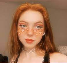 Tiktok Nobodylikesginger Red Eyeshadow Aesthetic Filter Makeup Inspo