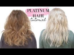 Platinum blonde is definitely not the color for people who don't want to bleach if you have brown hair, it's kind of impossible to have make your hair blonde i hate dying my roots. How To Go Platinum Blonde In One Day Youtube