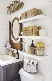 Wall shelf ideas above toilet. 15 Exquisite Bathrooms That Make Use Of Open Storage