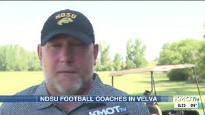NDSU football coaches attend golf tournament in Velva