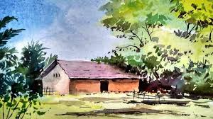 12 Landscape Drawing With Watercolor Scenery Drawing Drawingpencilwiki Com Watercolor Scenery Landscape Drawings Watercolor Landscape Paintings Basic painting vocabulary and adding details to a landscape. 12 landscape drawing with watercolor