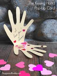 #heart pop up #valentine #diy #card: The Kissing Hand Pop Up Card Buggy And Buddy