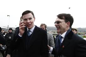 Aidan O Brien Congratulates Joseph O Brien After Ivanovich Gorbatov Won At Cheltenham Cheltenham Festival Cheltenham Festival