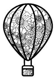 This is perfect picture for a preschooler to color. 5 Spring Activity Summer Fall Hot Air Balloons Coloring Pages Art Sub Plans
