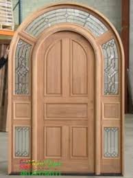 Manfaat memakai kusen jenis pintu aluminium pada rumah. Kusen Pintu Depan Model Lengkung Plus Jendela Kaca Jual Pintu Jati Jepara