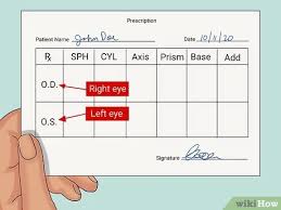 Free shipping & returns, free prescription scanner How To Read An Eyeglass Prescription 11 Steps With Pictures