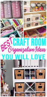 Every craft room or office needs a workstation. Best Craft Room Organization Easy Diy Ideas Hacks Storage On A Budget Closet Shelves Bins