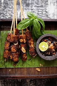 Sate Tempe Indonesian Sate Tempe Serves With Spicy Sweet Sauce Masakan Indonesia Makanan Masakan