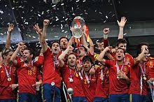 Given the recent successes of the spanish national team, it's easy. Spain National Football Team Wikipedia
