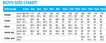 Very Size Chart 2019