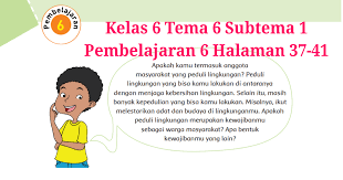 Kunci Jawaban Buku Tematik Tema 6 Kelas 6 Halaman 37 38 40 41 Koesrow