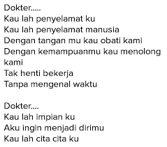 Tuliskan Puisi Cita Cita Menjadi Dokter Brainly Co Id