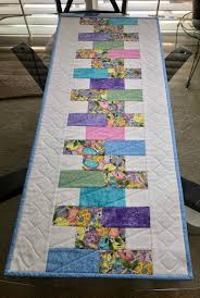 Easter And Spring Quilted Reversible Table Runner Size 15 Etsy In 2020 Quilted Table Runners Patterns Spring Table Runner Easter Table Runners