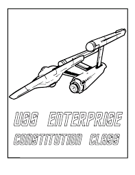 Star Trek Uss Enterprise Constitution Class Coloring Pages For Kids Gug Printable Star Trek Coloring Pages For Kids