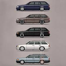 Stack Of Mercedes Benz W124 S124 E Class Wagons Mercedesbenz Amg Zender Slammed Bagged Static W Mercedes W124 Mercedes Benz Cars Mercedes Benz Classic