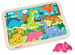 Maybe you would like to learn more about one of these? Dinosaurs Chunky Wooden Puzzle 07054 Janod Dinosaur Puzzle
