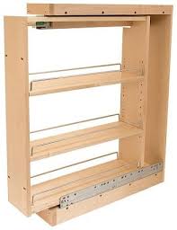 Base Cabinet Pull Out Spice Rack 3 Or 6 Inches Wide Pull Out Spice Rack Base Cabinets Diy Kitchen Storage