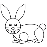Add a little tuft of hair on it's head and do the other ear as well. How To Draw A Rabbit