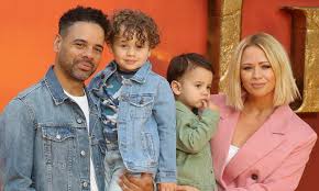 He isn't in the public eye and kimberley keeps her private life persona. Kimberley Walsh Proudly Poses With Her Husband Justin Scott And Their Adorable Children Daily Mail Online