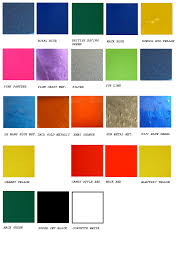 Car Paint Color Swatches