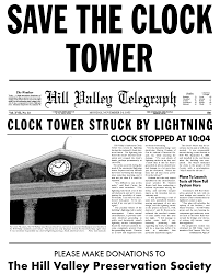 Mayor Wilson Wants To Repair That Clock Back To The Future Party Back To The Future Clock Tower