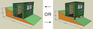 I would get rid of it and pour a new slab that is level, then build the new shed on that. How To Choose The Best Shed Foundation For Your Shed Project