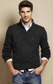 Button Up Mockneck Sweater With Collared Shirt Underneath But I Don T Like The Knit Pat Mens Fashion Sweaters Collar Shirt Men Mens Fashion Casual Outfits