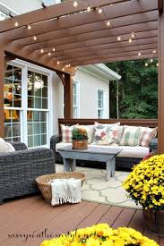 A Fall Table For Two Alfresco Jardin Interior Decoracion Terraza Casa Hermosa