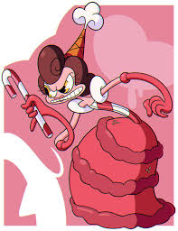 Baroness von bon bon is a boss in cuphead encountered in inkwell isle two that is fought in the sugarland shimmy boss level. Baroness Von Bon Bon By Coonstito Character Design Old Cartoons Bon Bons