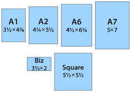 Card Sizes Reference Chart I Can Never Remember The Code