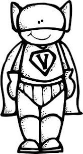 Black And White Superhero Clipart Melonheadz Lds Illustrating Superheroes Doodle People Superhero Melonheadz