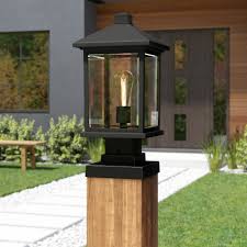 Sol 72 Outdoor Lovette Outdoor 1 Light Glass Shade Pier Mount Light Reviews Wayfair